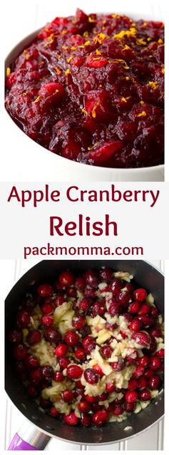 Apple Cranberry Relish