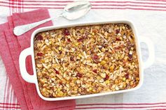 Apple Crisp Baked Oatmeal, Holiday Style