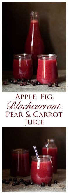 Apple Fig Blackcurrant Pear & Carrot Juice
