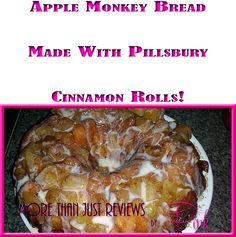 Apple Monkey Bread Recipe Made With Pillsbury Cinnamon Rolls