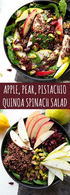 Apple Pistachio Quinoa Salad