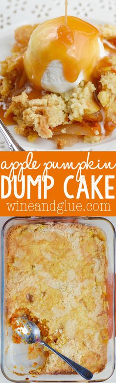 Apple Pumpkin Dump Cake