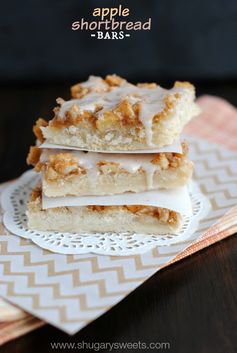 Apple Shortbread Bars