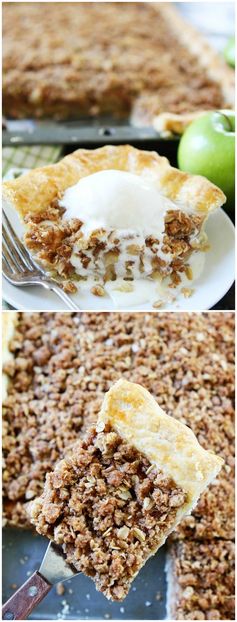 Apple Slab Pie with Crumb Topping