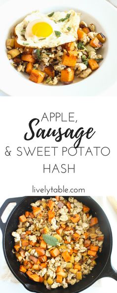 Apple Sweet Potato Hash