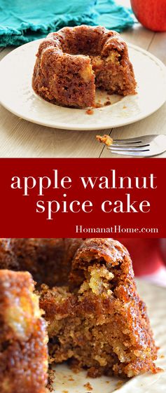 Apple Walnut Spice Cake