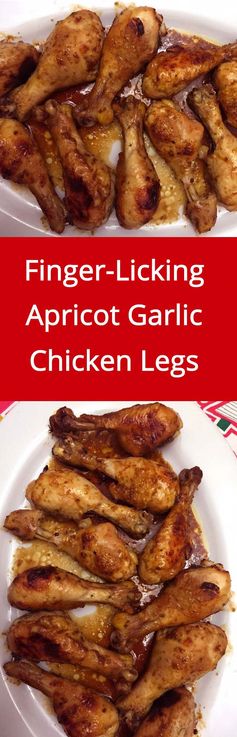 Apricot Jalapeno Garlic Chicken Legs