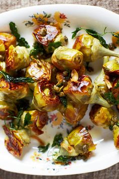 April Bloomfield's Pot-Roasted Artichokes With White Wine