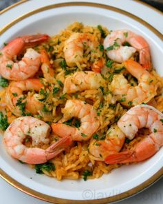 Arroz con camarones or Shrimp rice