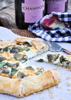 Artichoke Spinach Galette