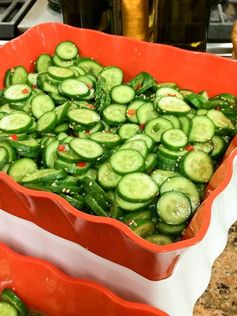 Asian Cucumber Salad for Chinese New Year