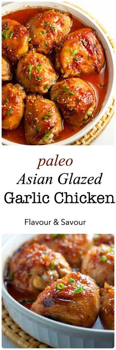 Asian Glazed Garlic Chicken