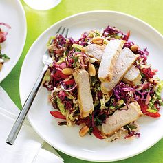 Asian Peanut Slaw with Pork