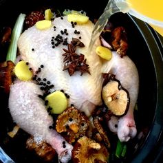 Asian Poached Chicken