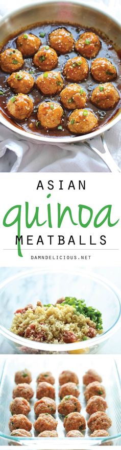 Asian Quinoa Meatballs