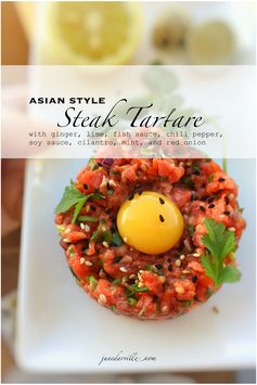 Asian Steak Tartare