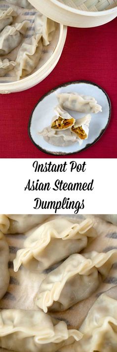 Asian Steamed Dumplings from The Ultimate Vegan Cookbook for Your Instant Pot