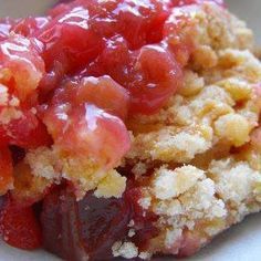 Aunt Kaye's Rhubarb Dump Cake