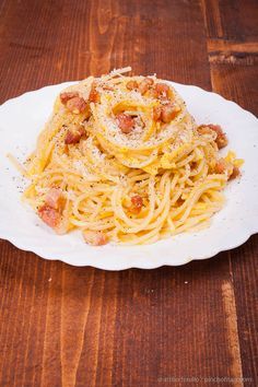 Authentic & easy spaghetti carbonara