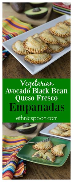 Avocado, Black Beans, Queso Fresco Empanadas