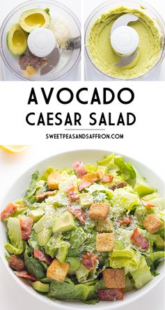 Avocado Caesar Salad Dressing