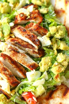 Avocado Chicken Caesar Salad