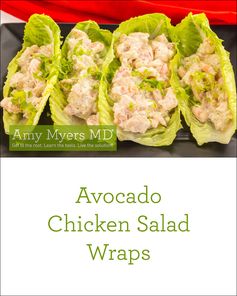 Avocado Chicken Salad Wraps