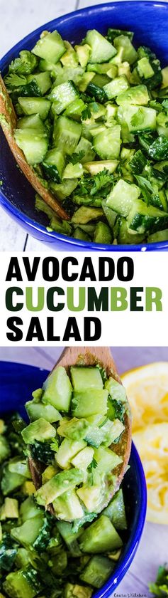 Avocado Cucumber Salad