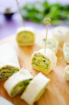 Avocado Pesto Pinwheels