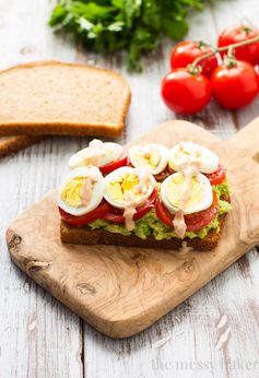 Avocado, Tomato, and Egg Toast