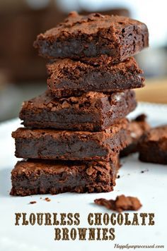 Awesome Flourless Brownies (means Gluten Free!