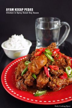 Ayam Kecap Pedas - Chicken in Spicy Sweet Soy Sauce