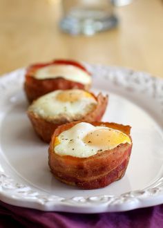 Bacon and Egg Toast Cups