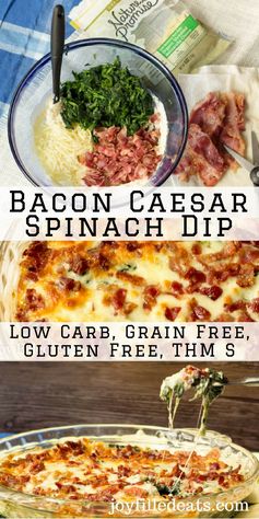 Bacon Caesar Spinach Dip