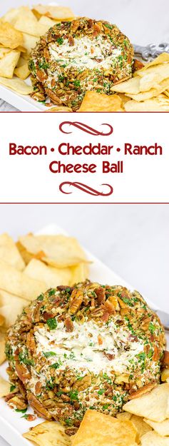 Bacon Cheddar Ranch Cheeseball