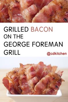 Bacon Cooked On The George Foreman Grill