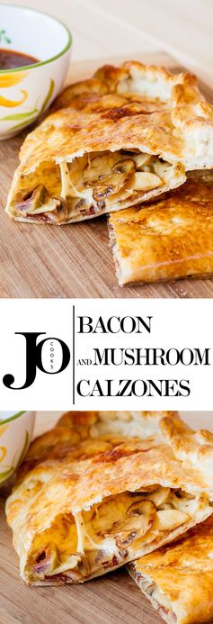 Bacon Mushroom Calzones