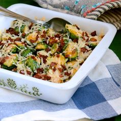 Bacon Parmesan Brussels Sprouts