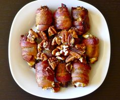 Bacon-Wrapped Dates Stuffed with Goat Cheese and Pecans For a Girls Night