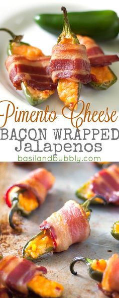 Bacon Wrapped Pimento Cheese Jalapenos