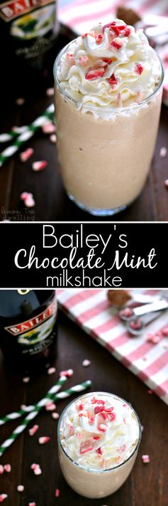 Bailey's Chocolate Mint Milkshake