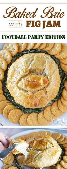 Baked Brie with Fig Jam