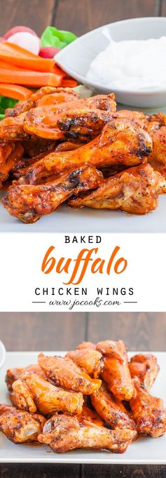 Baked Buffalo Chicken Wings