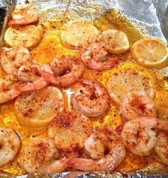 Baked Cajun Lemon Shrimp