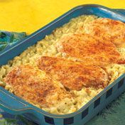 Baked Chicken, Broccoli, and Rice