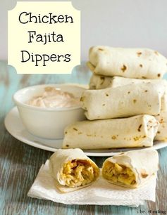 Baked Chicken Fajita Roll-Ups