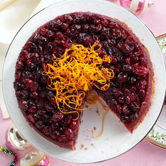 Baked Cranberry Pudding