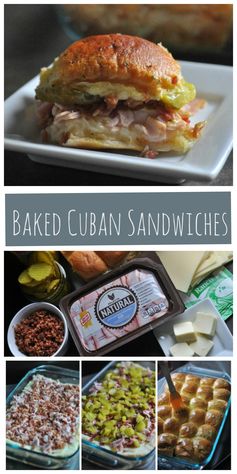 Baked Cuban Sandwiches