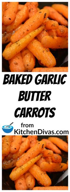 Baked Garlic Butter Carrots