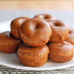 Baked Gingerbread Mini Donuts